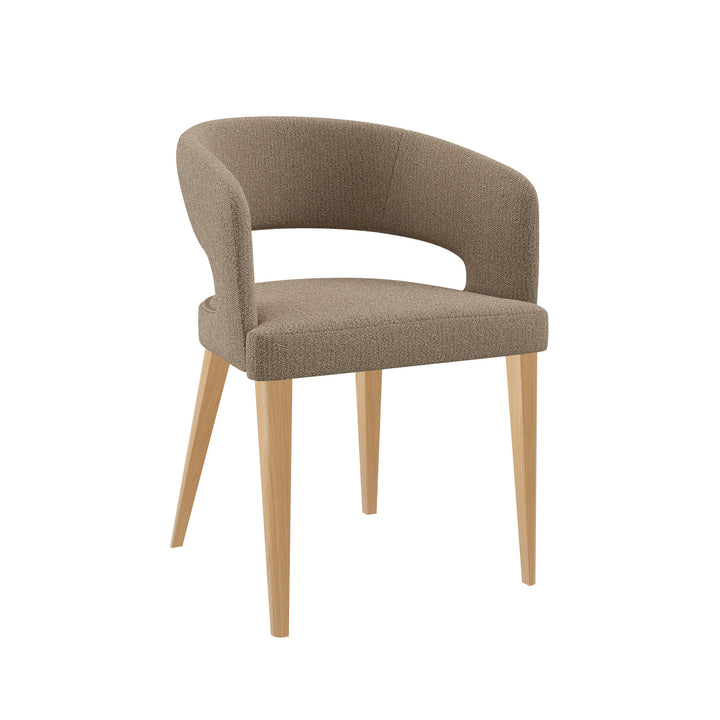 Dôme Deco BETA Sessel - natural in Creme – Designsessel für elegante Wohnräume