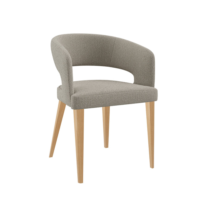 Dôme Deco BETA Sessel - natural in Creme – Designsessel für elegante Wohnräume