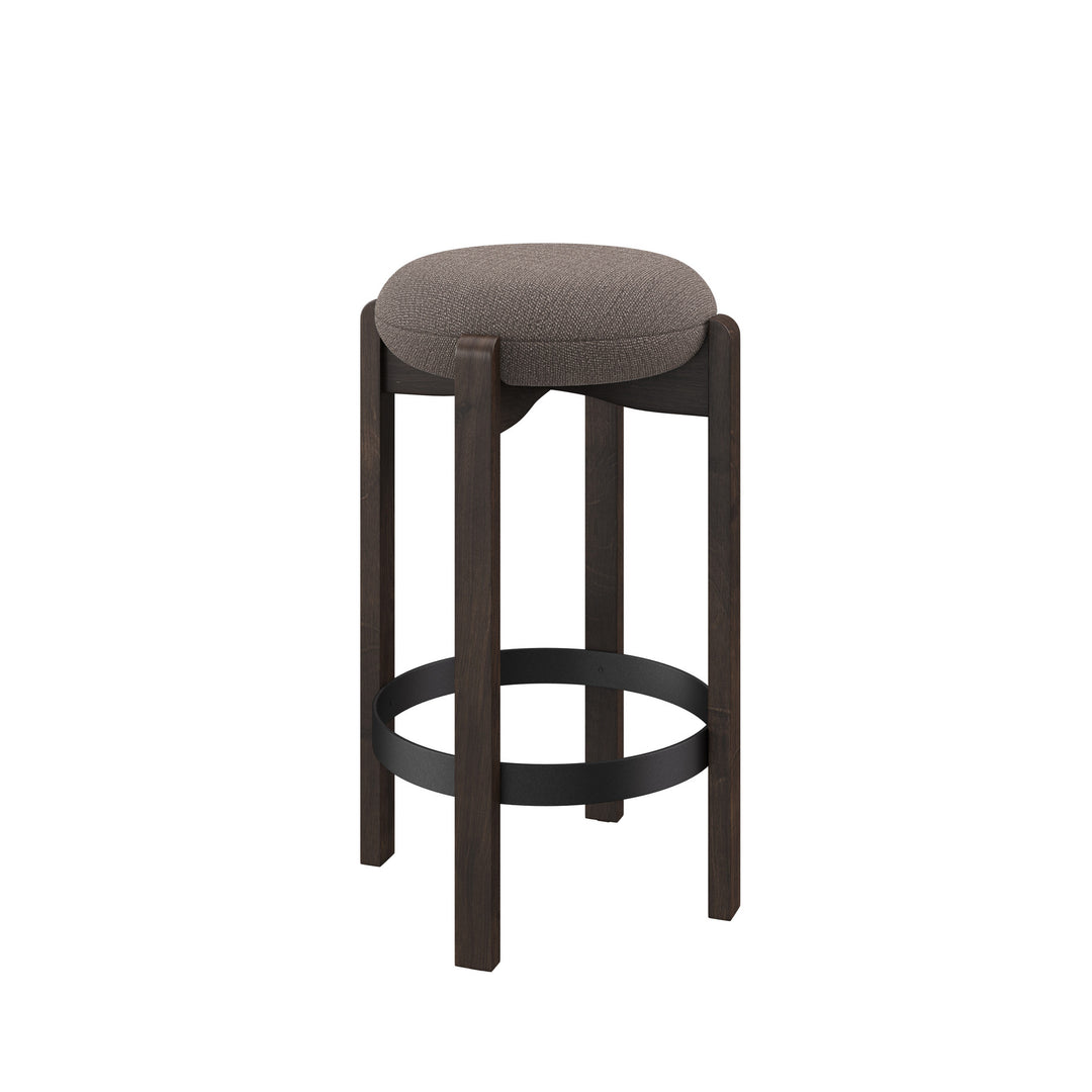 Dôme Deco SEMI Barstuhl low in Creme – Designstuhl für elegante Essbereiche