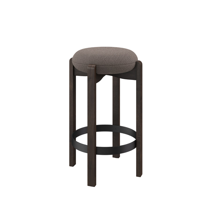 Dôme Deco SEMI Barstuhl low in Creme – Designstuhl für elegante Essbereiche