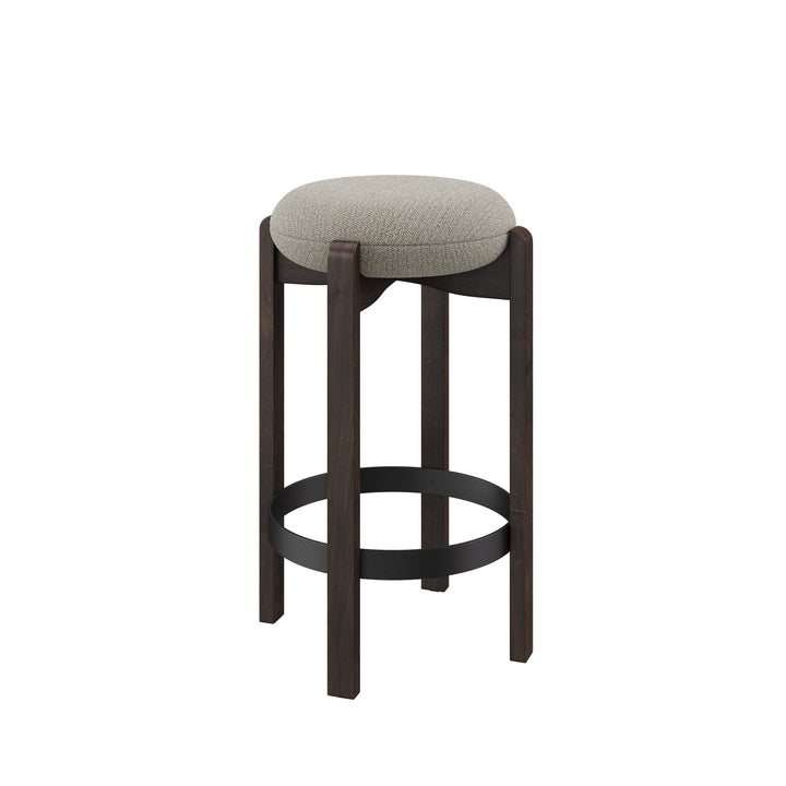 Dôme Deco SEMI Barstuhl low in Creme – Designstuhl für elegante Essbereiche
