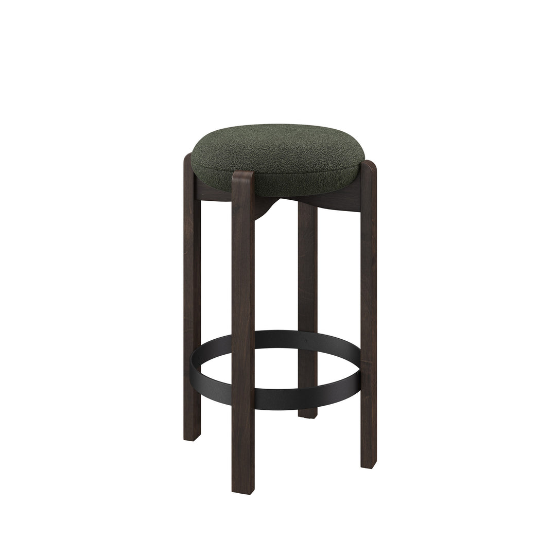 Dôme Deco SEMI Barstuhl low in Creme – Designstuhl für elegante Essbereiche