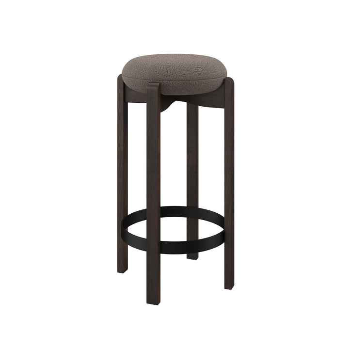 Dôme Deco SEMI Barstuhl high in Creme – Designstuhl für elegante Essbereiche