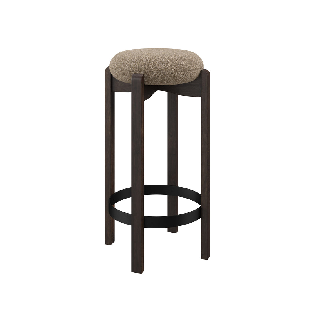 Dôme Deco SEMI Barstuhl high in Creme – Designstuhl für elegante Essbereiche