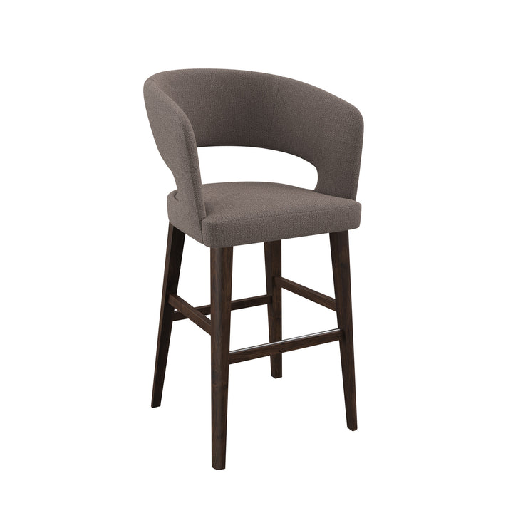 Dôme Deco BETA Barstuhl low in Creme – Designstuhl für elegante Essbereiche