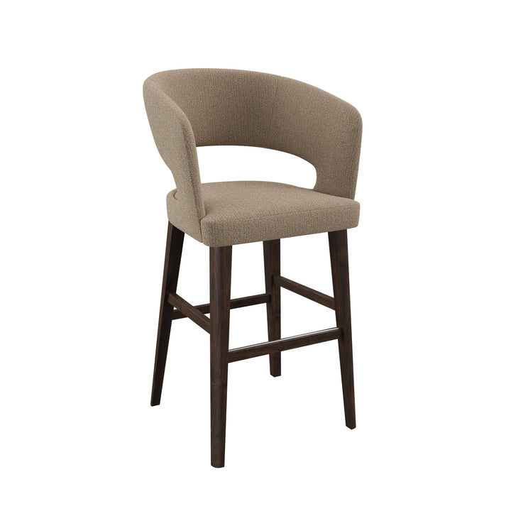 Dôme Deco BETA Barstuhl low in Creme – Designstuhl für elegante Essbereiche