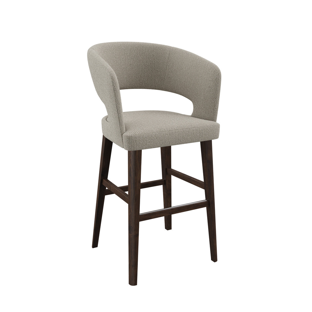 Dôme Deco BETA Barstuhl low in Creme – Designstuhl für elegante Essbereiche