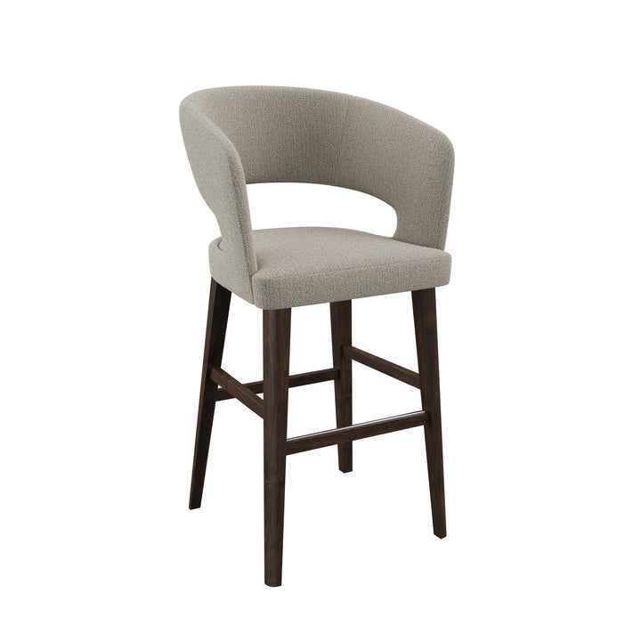 Dôme Deco BETA Barstuhl low in Creme – Designstuhl für elegante Essbereiche