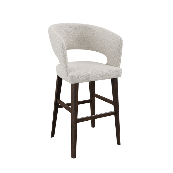 Dôme Deco BETA Barstuhl low in Creme – Designstuhl für elegante Essbereiche