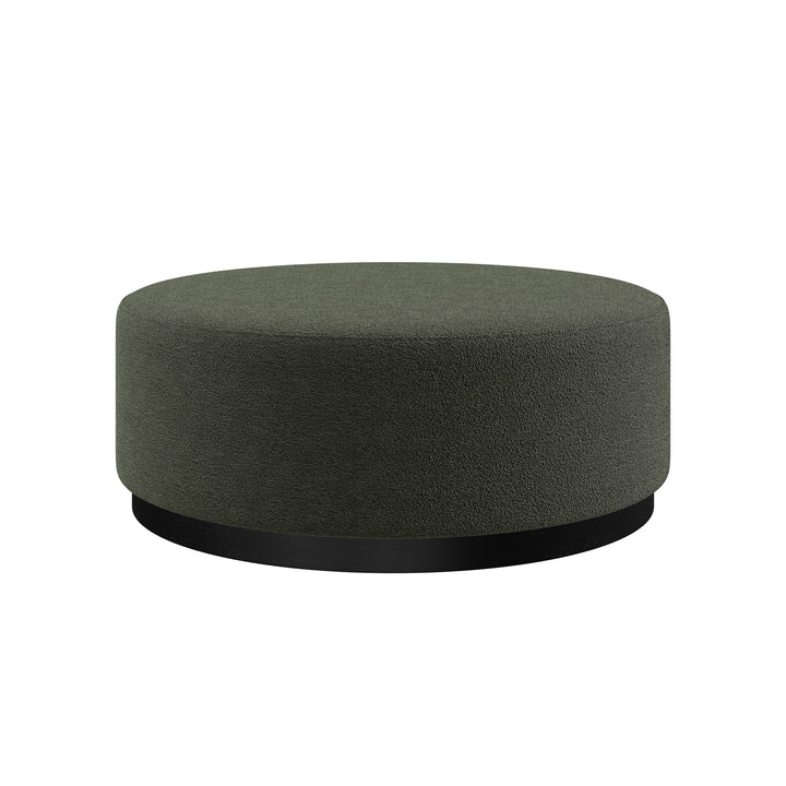 Dôme Deco LIAM Hocker in Creme – Designhocker für moderne Wohnräume