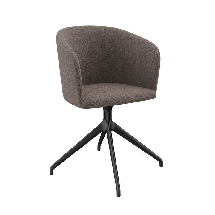 Dôme Deco RATIO Drehsessel in Creme – moderner Drehsessel mit Loungekomfort