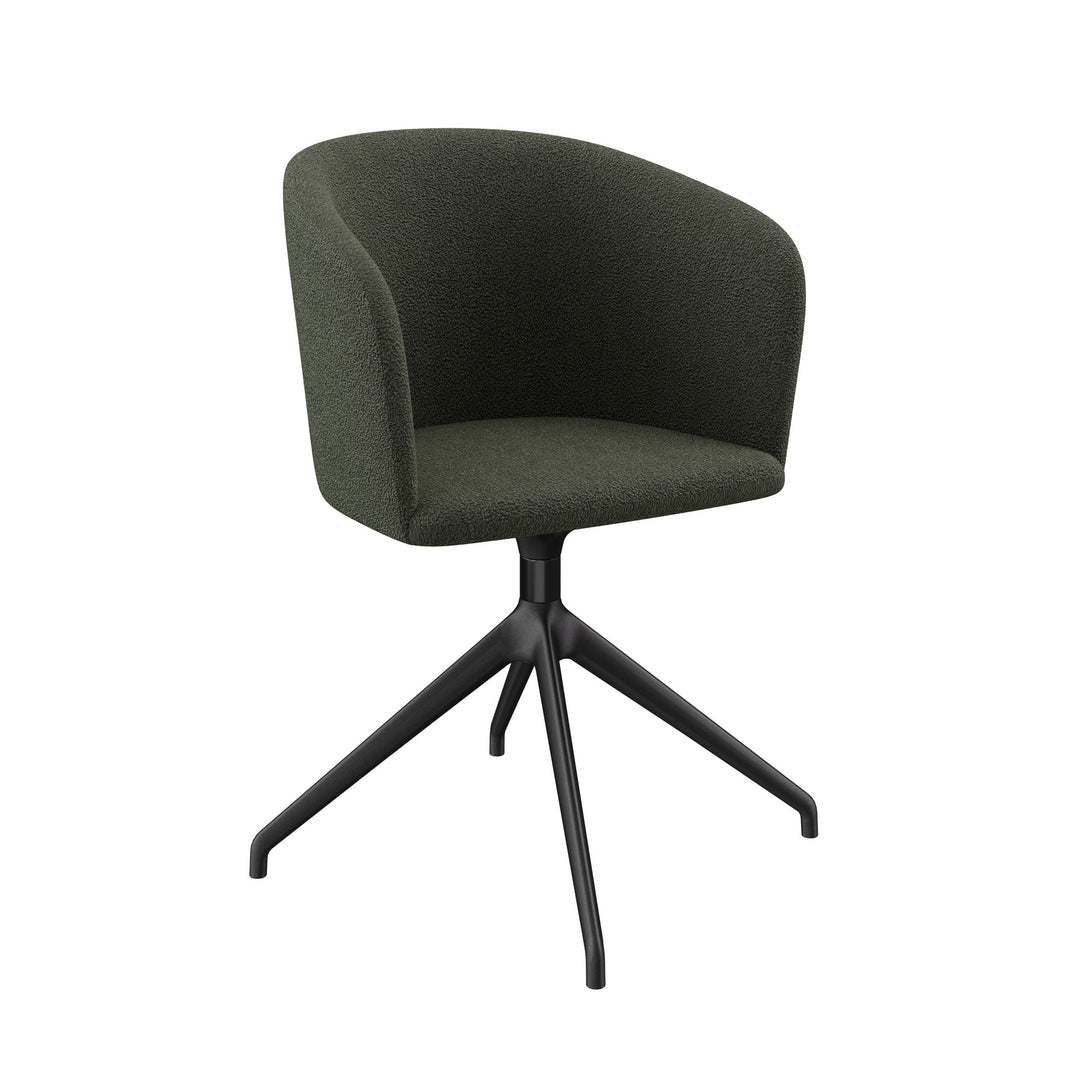 Dôme Deco RATIO Drehsessel in Creme – moderner Drehsessel mit Loungekomfort