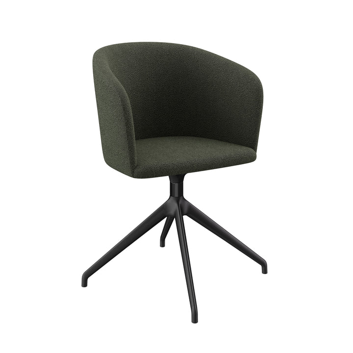 Dôme Deco RATIO Drehsessel in Creme – moderner Drehsessel mit Loungekomfort