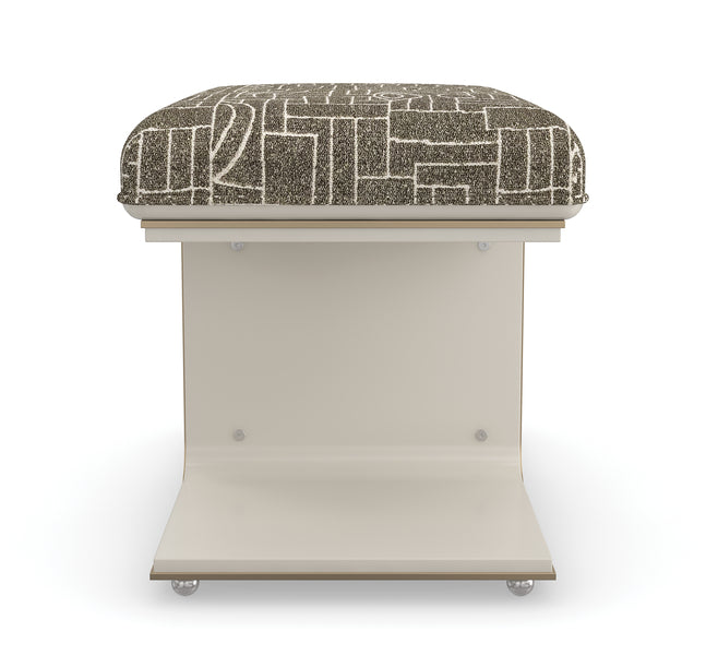 Caracole Balance Beam Hocker   CLA-022-081 von Instylior