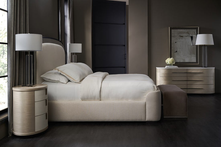 Caracole bed bench upholstered bench CLA-422-082 from Instylior