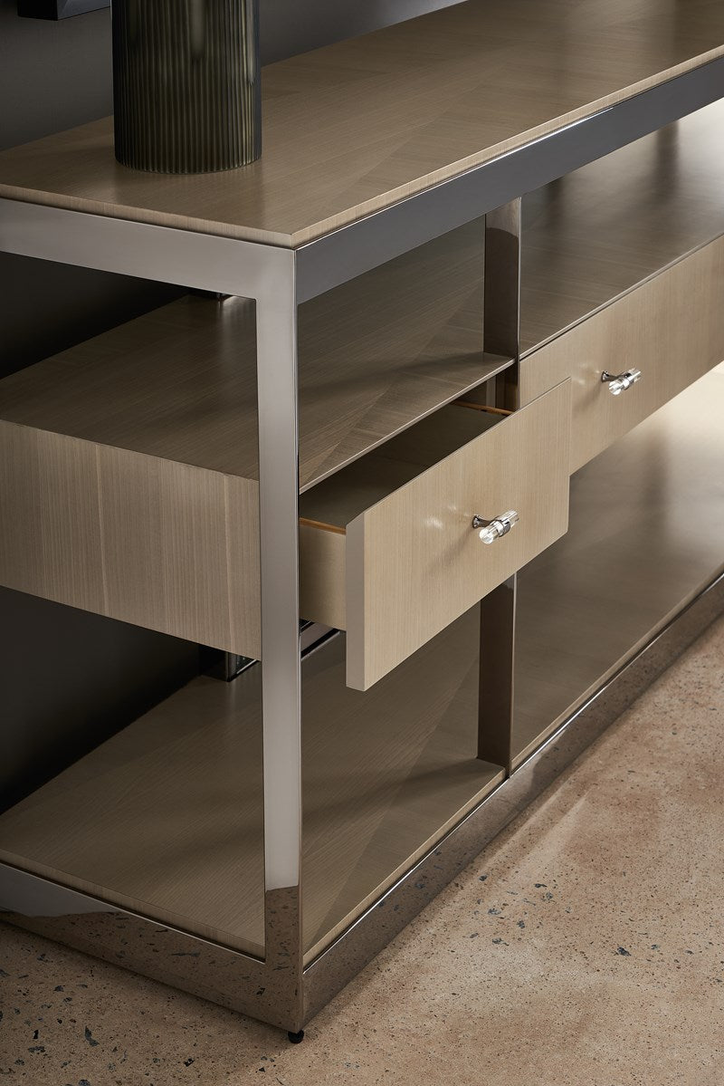 Caracole Shelf Sufficient Console CLA-422-443 from Instylior