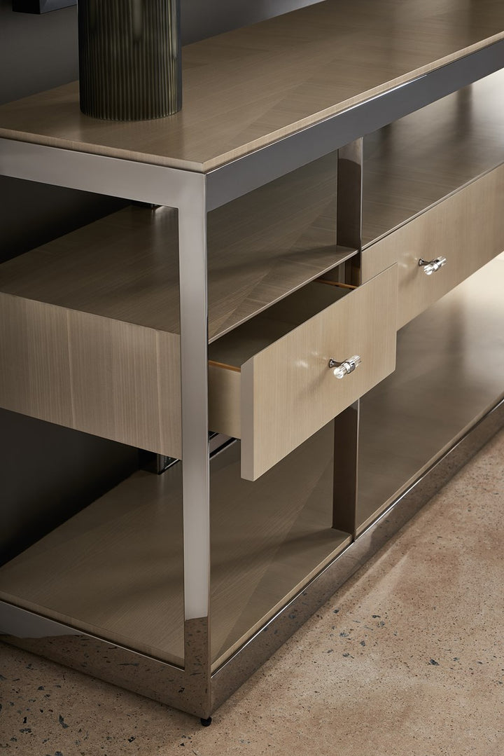 Caracole Shelf Sufficient Console CLA-422-443 from Instylior