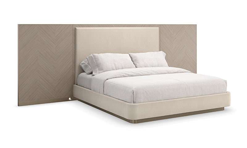 Caracole Bett mit Seitenflügeln Kingsize CLA-423-122 von Instylior