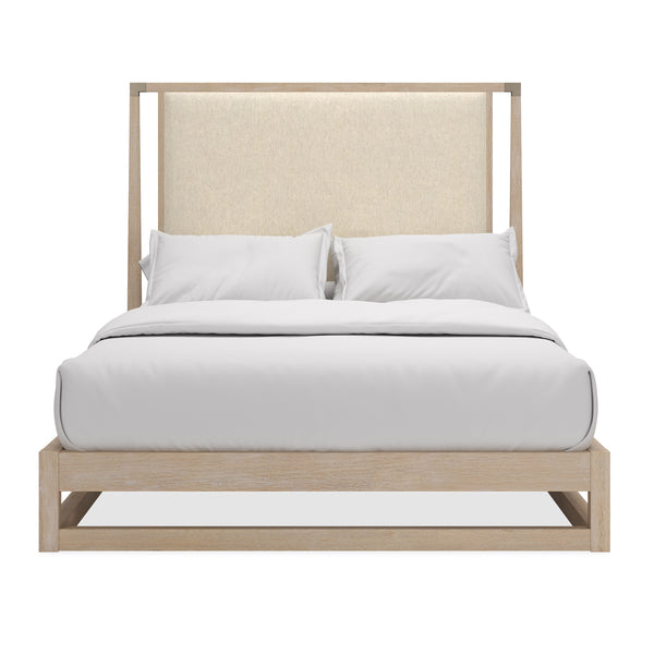 Caracole  Pinstripe Light Bett Queensize CLA-424-102 von instylior