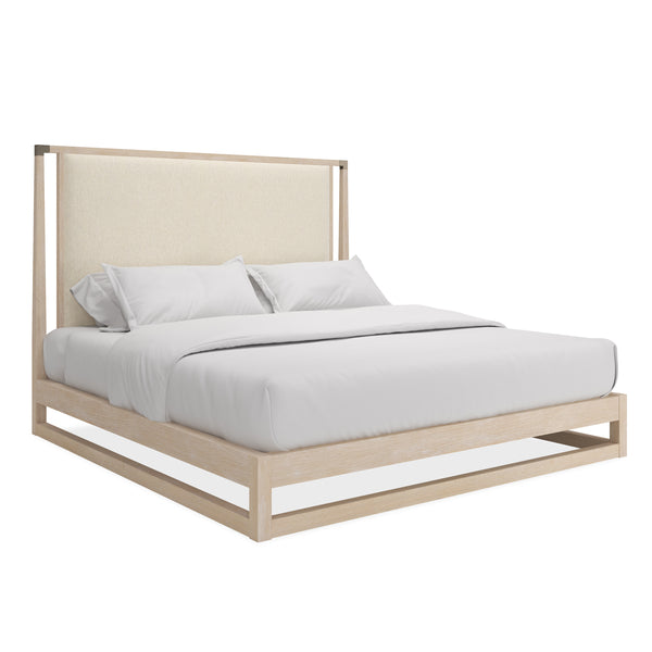 Caracole  Pinstripe Light Bett Kingsize CLA-424-122 von instylior