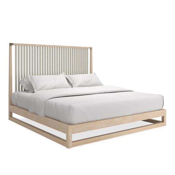 Caracole  Pinstripe Slatted Light Bett Kingsize CLA-424-126 von instylior