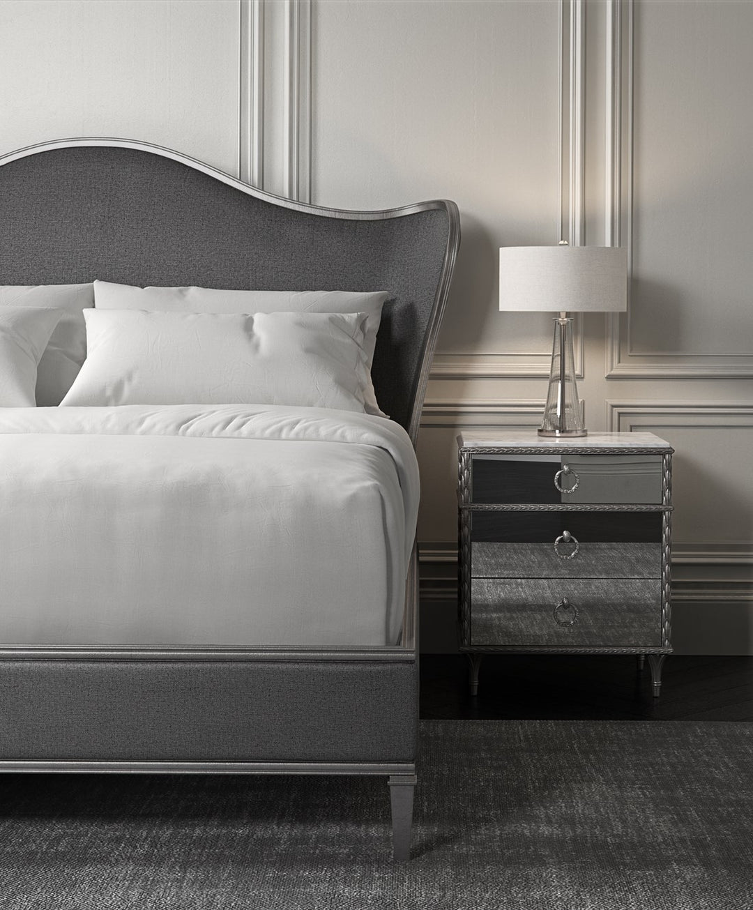 Caracole  Bedtime Beauty Bett Queensize CLA-5423-103-A von instylior