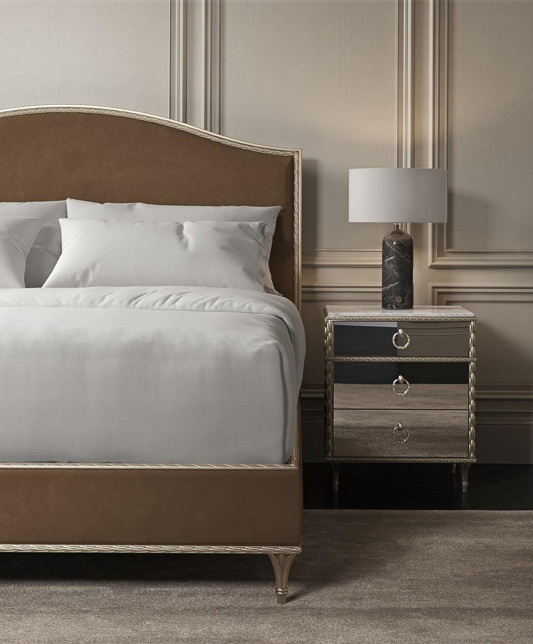 Caracole  Fontainebleau Bett Queensize  CLA-5423-105-B von instylior