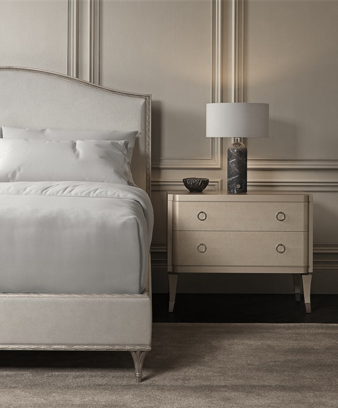 Caracole  Fontainebleau Bett Queensize  CLA-5423-105-C von instylior