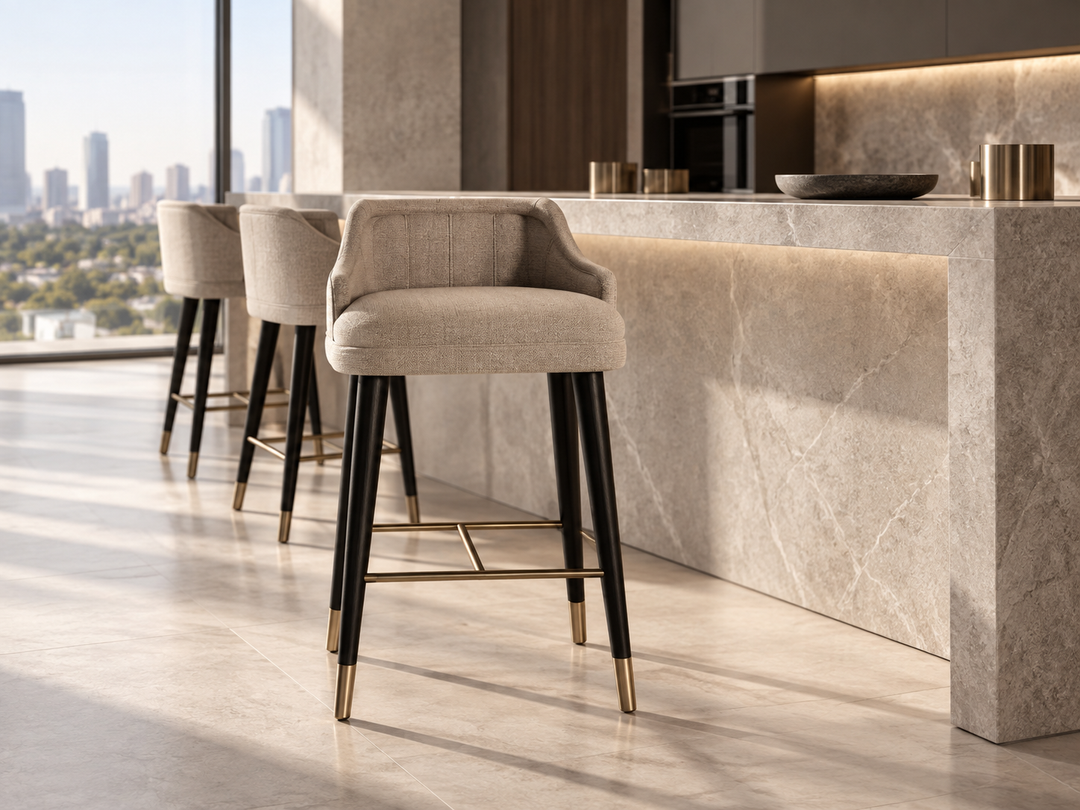 Casa Magna CORDOBA Bar Stool – 50 × 53 × 102 cm