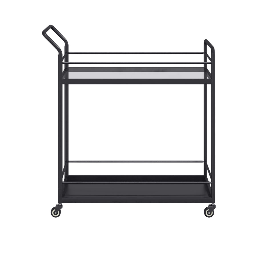 Dôme Deco RIO Butlertablett in Schwarz – Design-Wohnaccessoire im modernen Dôme-Deco-Stil