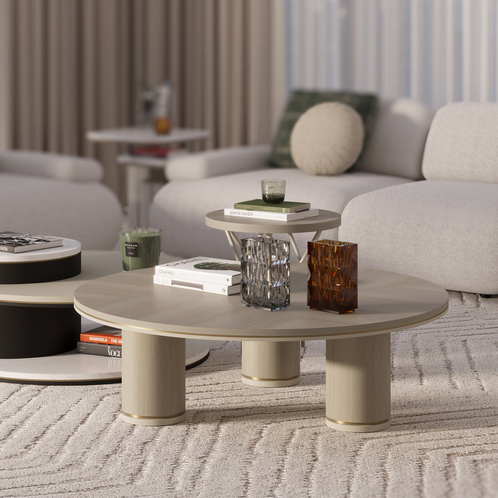 Casa Magna DOMUS Couchtisch – Ø 120 × 37 cm – Ansicht 3