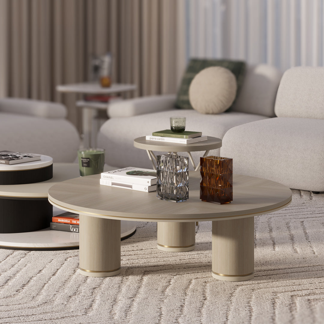 Casa Magna DOMUS Couchtisch – Ø 120 × 37 cm – Ansicht 3