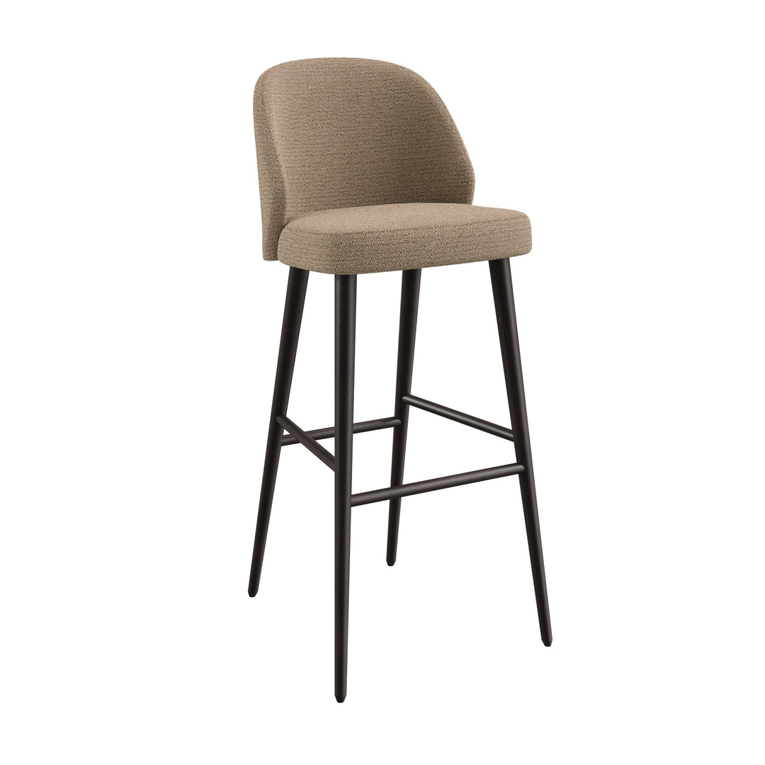 Dôme Deco VERGE Barstuhl high in Creme – Designstuhl für elegante Essbereiche