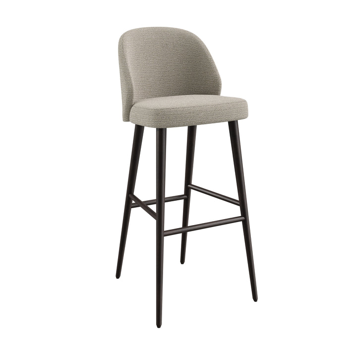 Dôme Deco VERGE Barstuhl high in Creme – Designstuhl für elegante Essbereiche