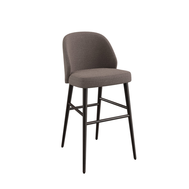 Dôme Deco VERGE Barstuhl low in Creme – Designstuhl für elegante Essbereiche