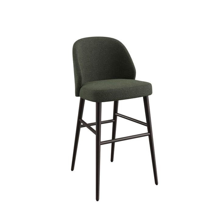 Dôme Deco VERGE Barstuhl low in Creme – Designstuhl für elegante Essbereiche