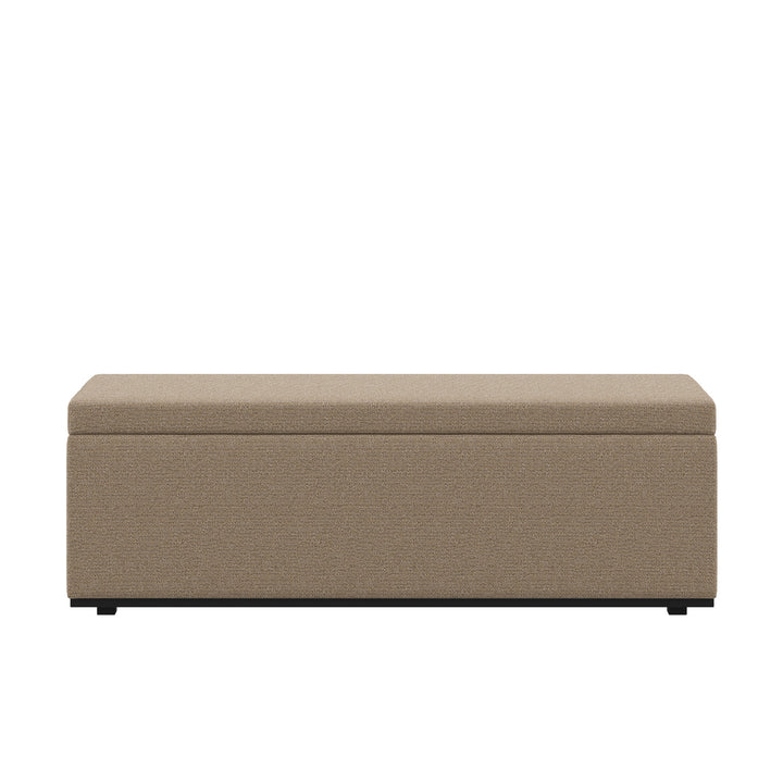 Dôme Deco PORTO Sitzbank mit Stauraum in Creme – Design-Wohnaccessoire im modernen Dôme-Deco-Stil