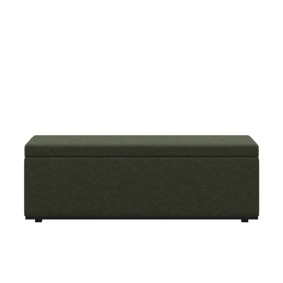 Dôme Deco PORTO Sitzbank mit Stauraum in Creme – Design-Wohnaccessoire im modernen Dôme-Deco-Stil