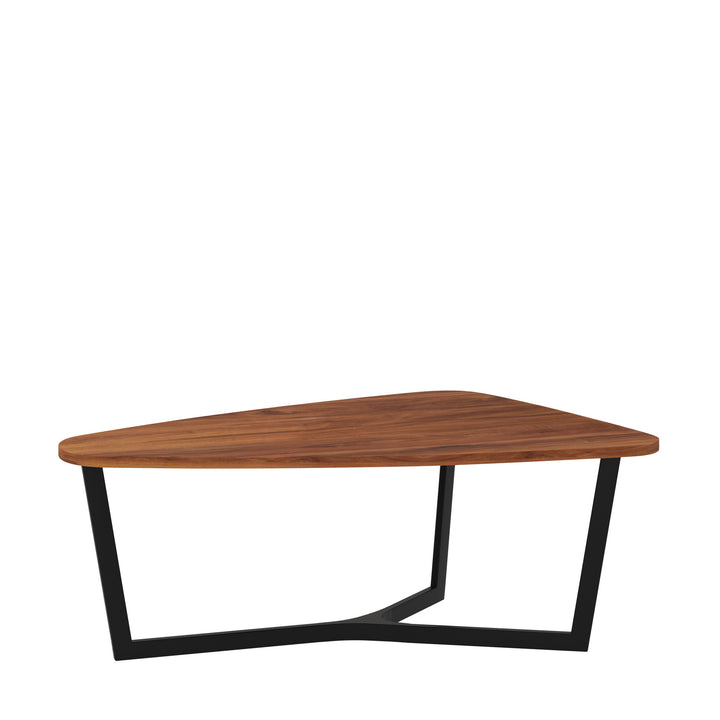 Dôme Deco JAVA Esstisch M in Walnuss, Medium – moderner Design-Esstisch