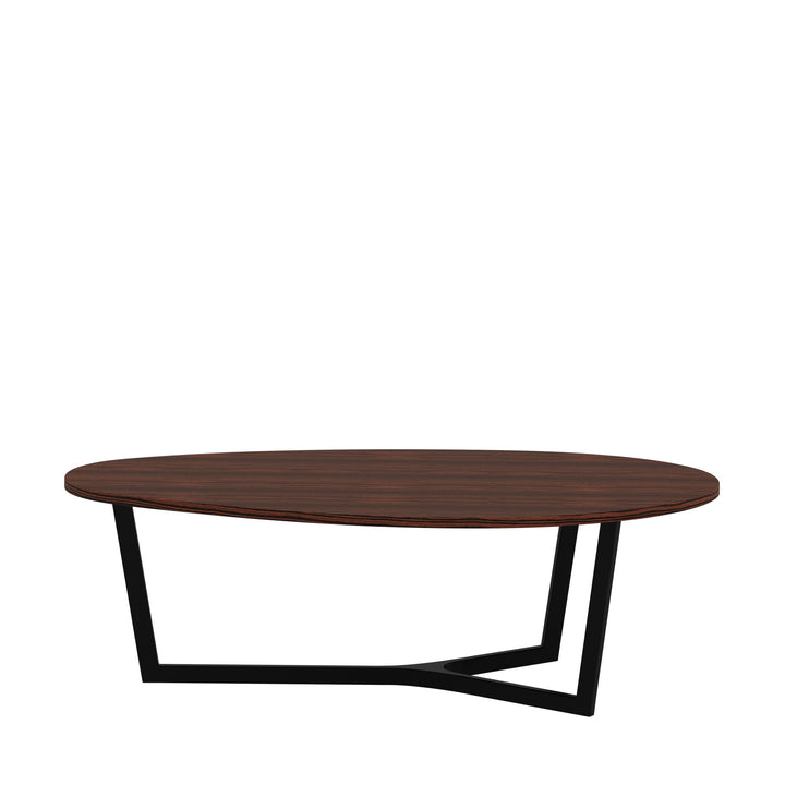 Dôme Deco JAVA Esstisch L in Braun, Large – moderner Design-Esstisch