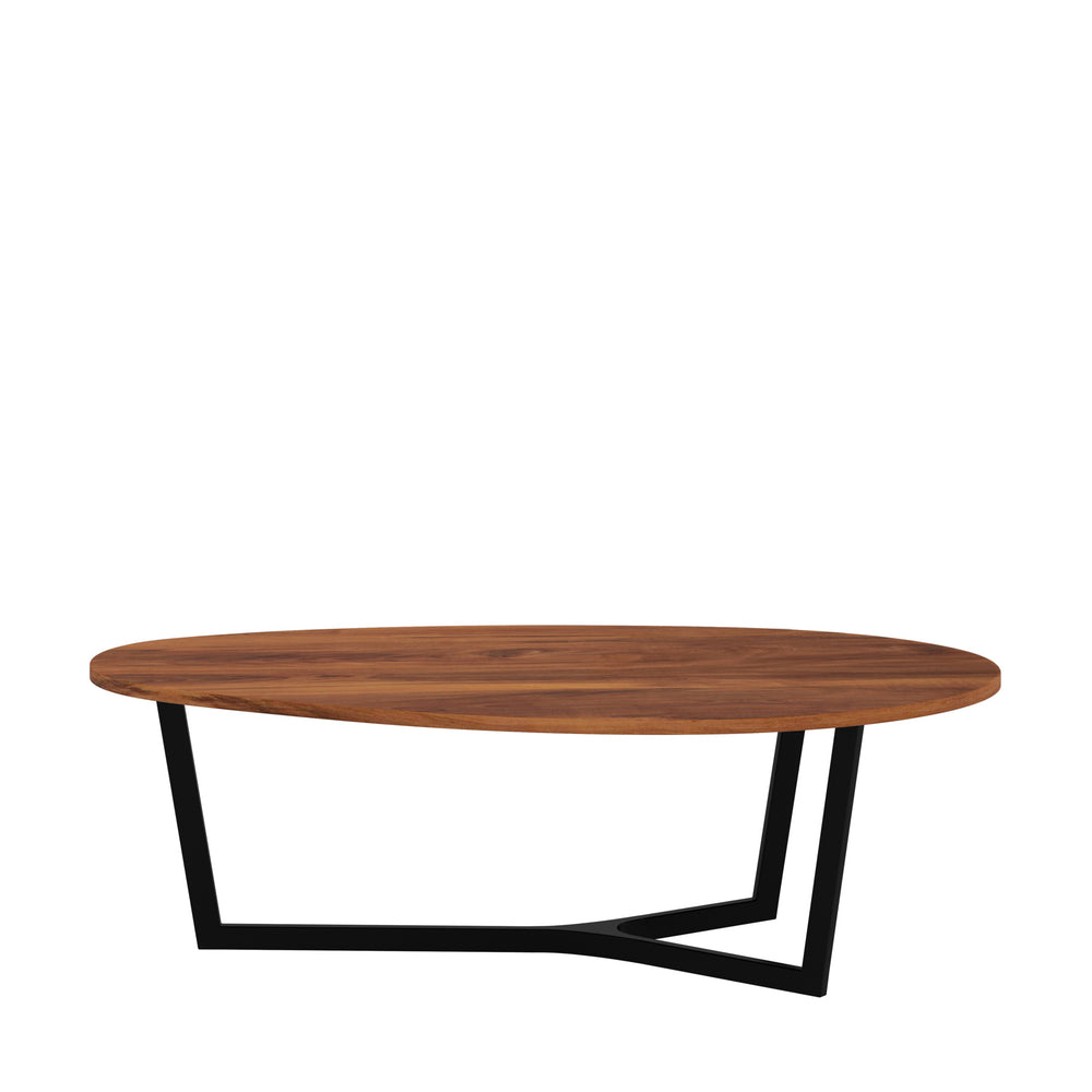 Dôme Deco JAVA Esstisch L in Walnuss, Large – moderner Design-Esstisch