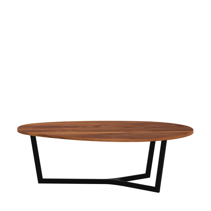 Dôme Deco JAVA Esstisch L in Walnuss, Large – moderner Design-Esstisch