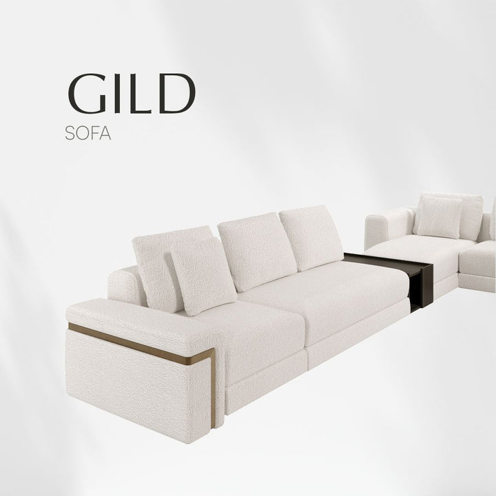 Casa Magna GILD Sofa Konfiguration A – 305 × 170 × 70 cm