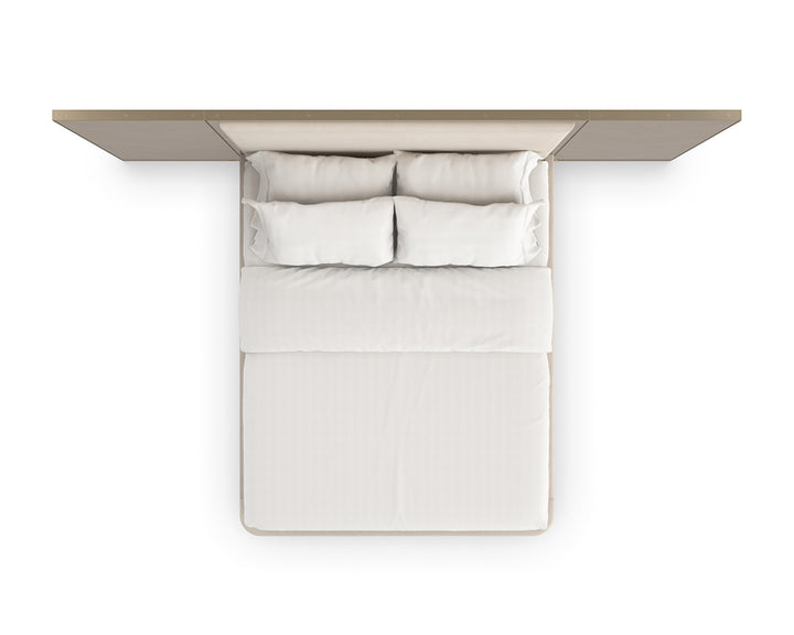 Caracole Bett mit Seitenflügeln Queensize CLA-423-102 von Instylior