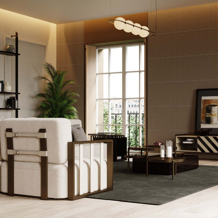 Stylish Club Corner Module Her Sofa 1 Seat - Square Back Sofa