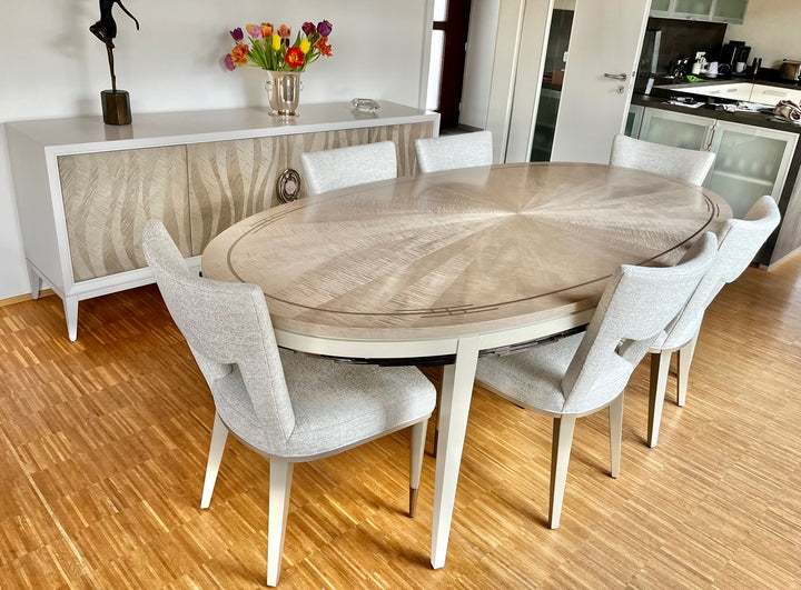 Caracole dining table extendable table CLA-422-205 from Instylior
