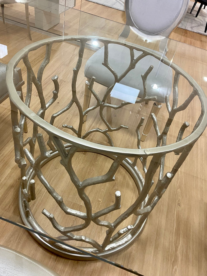 Caracole Around The Reef glass dining table CLA-419-2016 from Instylior