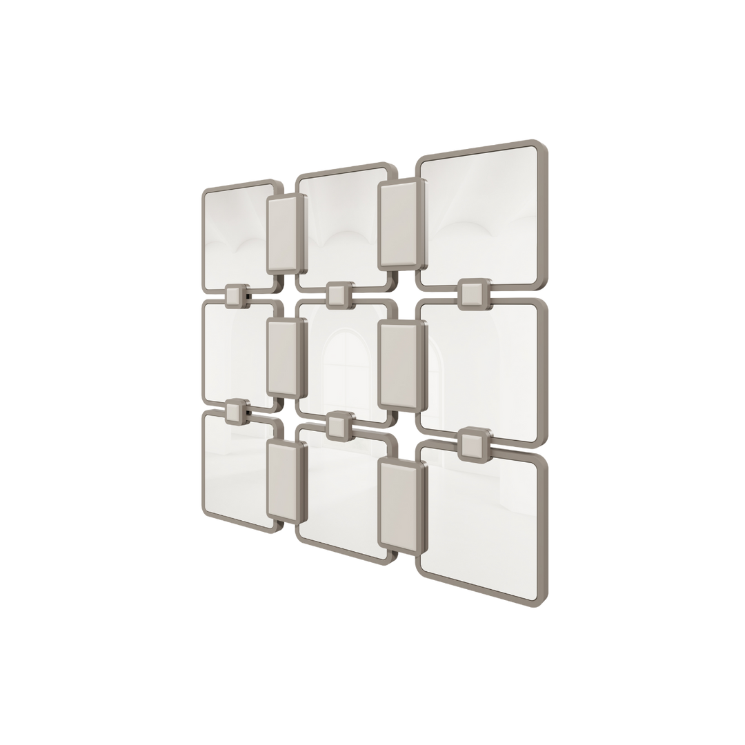 Casa Magna IMPETO Spiegel – 147 × 6 × 136 cm – Ansicht 3
