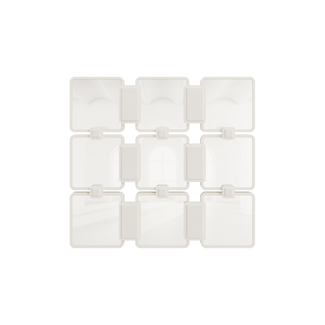 Casa Magna IMPETO Spiegel – 147 × 6 × 136 cm – Ansicht 4