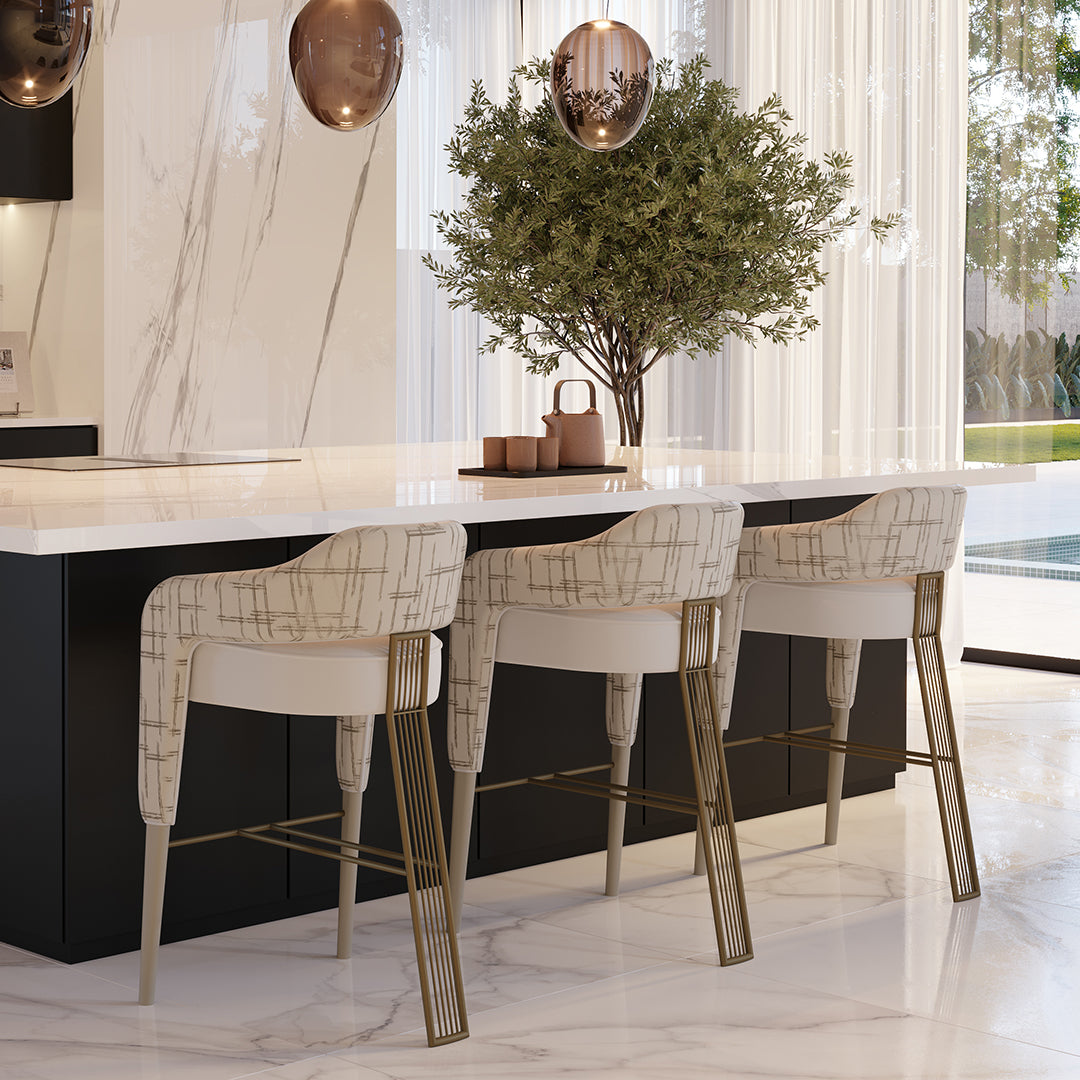 Casa Magna INVICTA II Barhocker – 58 × 58 × 103 cm – Ansicht 3